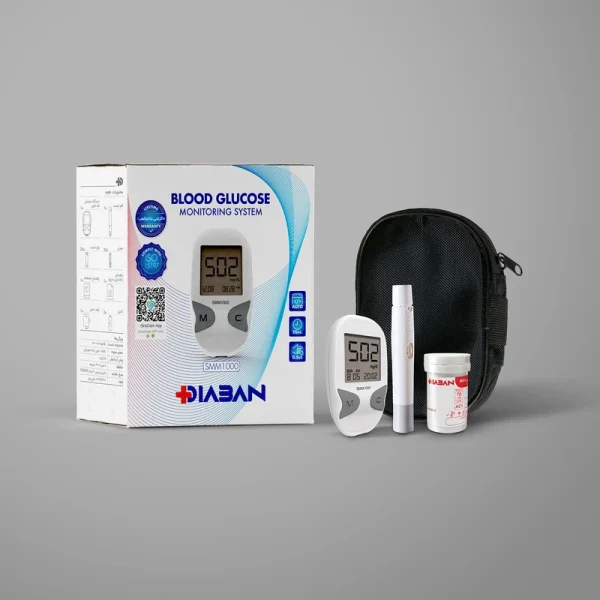 دستگاه تست قند خون دیابان مدل SMM1000 به همراه نوار تست قند خون مجموعه 4 عددی - Image 4