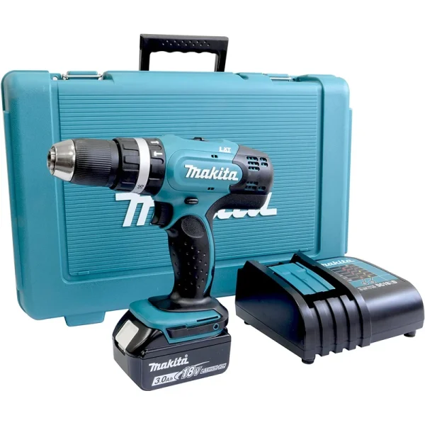 دریل پیچ گوشتی چکشی شارژی ماکیتا مدل DHP453RFE - Image 3