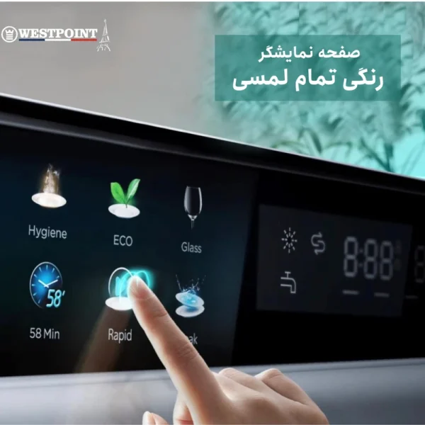 ماشین ظرفشویی ۱۵ نفره وست پوینت مدل WYG-15925.E - Image 4